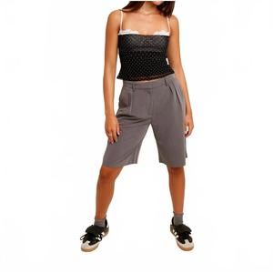 NEW LOUCIA avell trouser shorts in slate grey